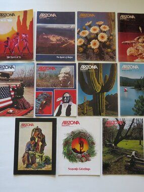Arizona Highways Vintage Magazines Set 1976 11 issues